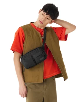 DOUBLE CROSSBODY BLACK