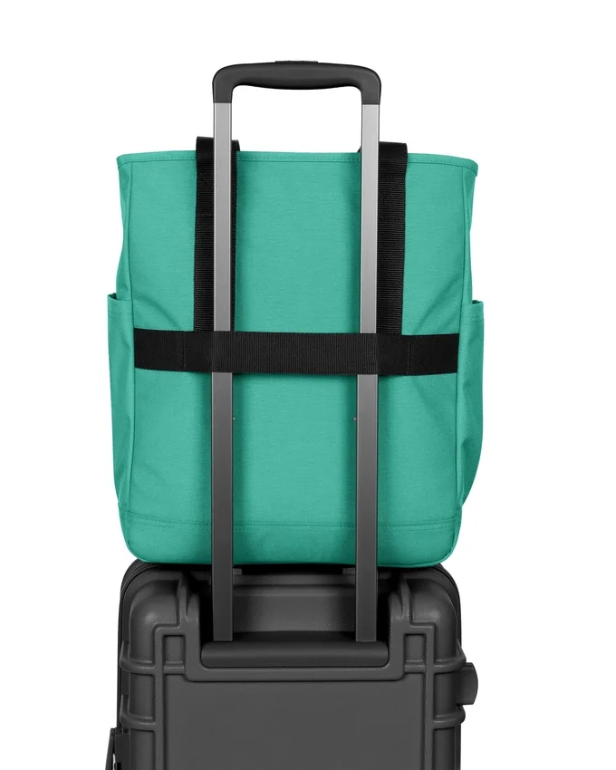 TOTE POCKET AQUAMARINE BLÅ
